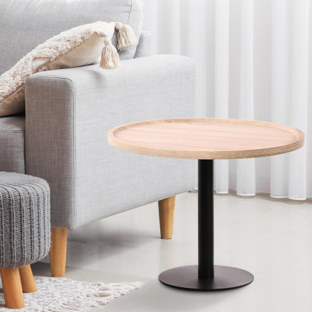 Table d'appoint Aspen, chêne