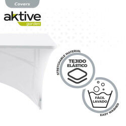 Étui de protection Aktive Blanc 122 x 76 x 61 cm Table Accessoires Voitures Route (6 Unités)