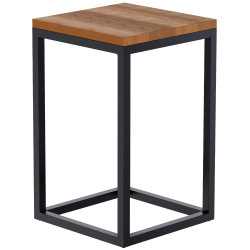 Table d'appoint Manteo 30x30x50 cm chêne