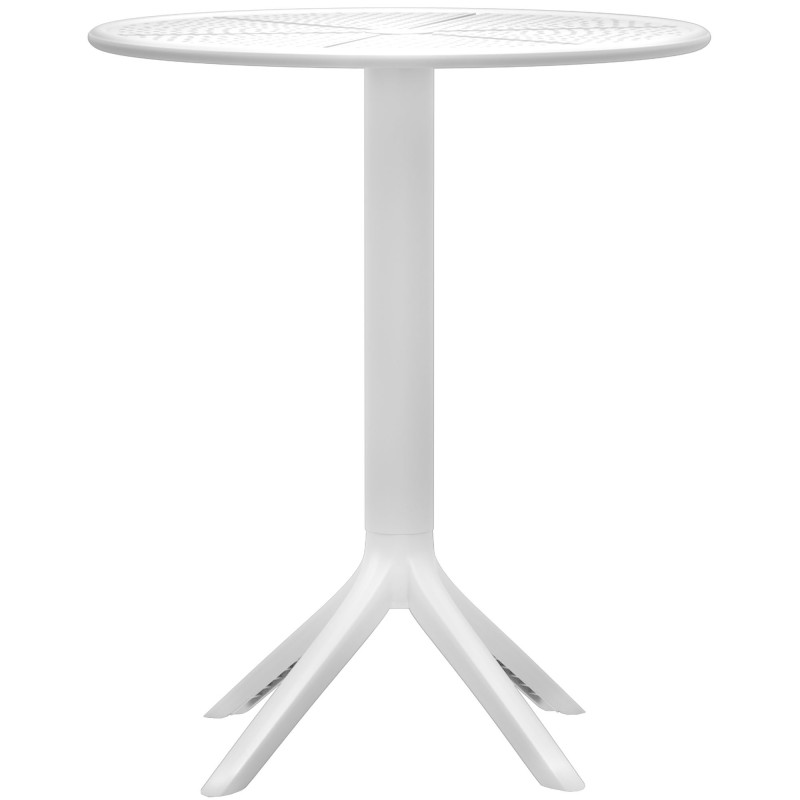 Table ronde Lacota, 60 cm, blanche
