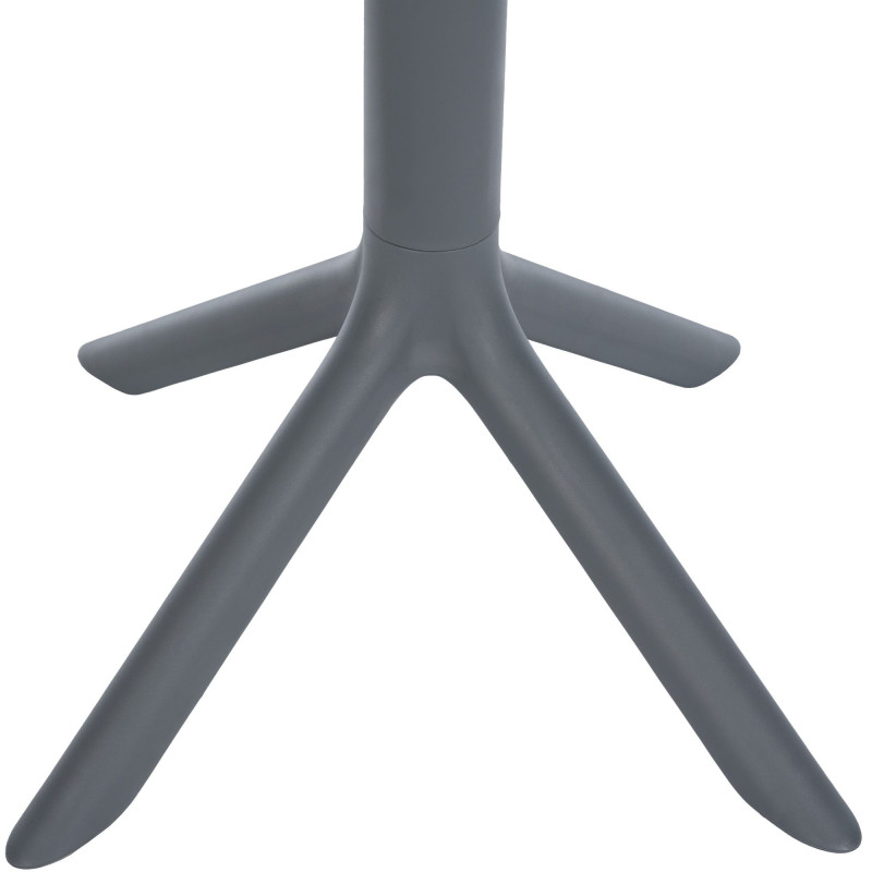 Table ronde Lacota, 60 cm de diam?tre, anthracite