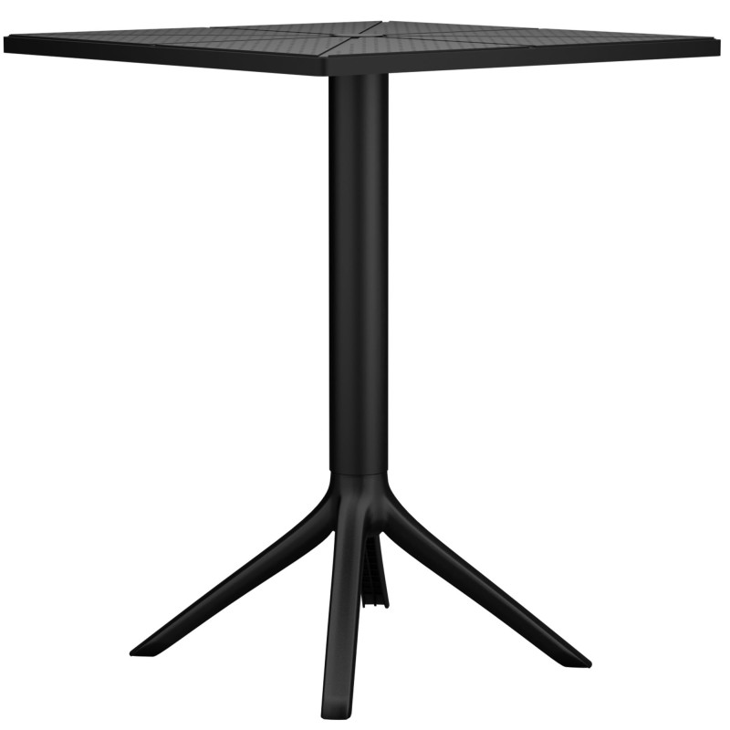 Table Nuvela 60x60 cm noire