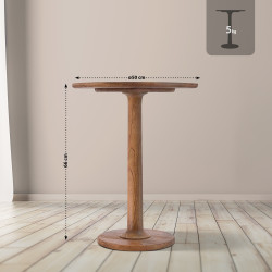 Table d'appoint marron Farragut