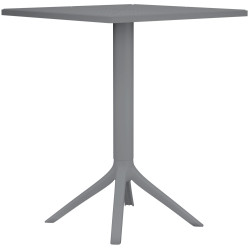 Table Nuvela 60x60 cm gris foncé