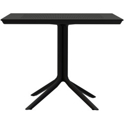 Table Lenval 80x80 cm noire