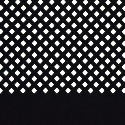 Table Lenval 80x80 cm noire