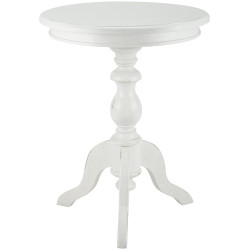 Table d'appoint Wiva blanc antique
