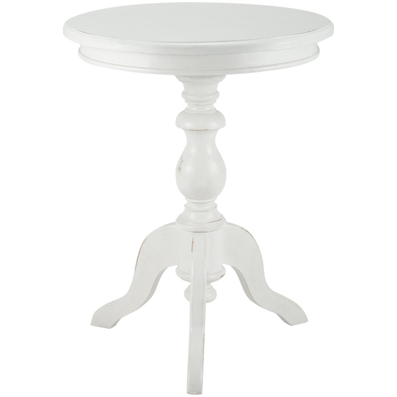 Table d'appoint Wiva blanc antique
