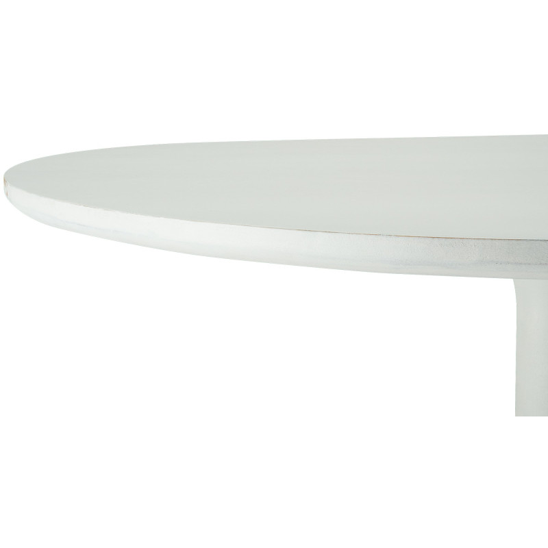 Table d'appoint Morristown 70 blanche antique