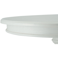 Table d'appoint Wiva 70 blanc antique