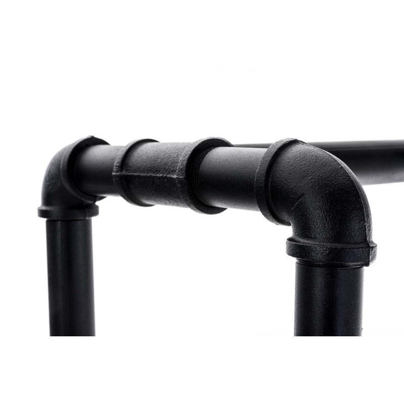 Carrello Portalegna in Metallo per Camino FORKS nero