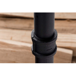 Range-bûches 30x60x150 noir