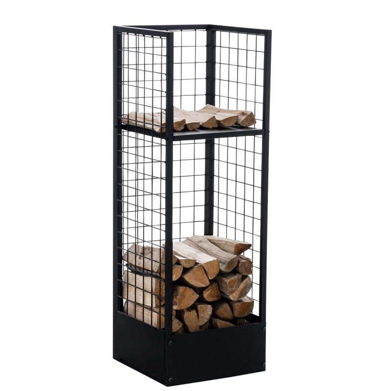 Portalegna da caminetto Forrest nero