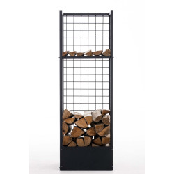 Portalegna da caminetto Forrest nero