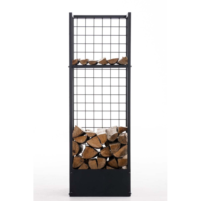 Portalegna da caminetto Forrest nero