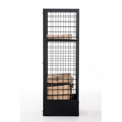 Portalegna da caminetto Forrest nero