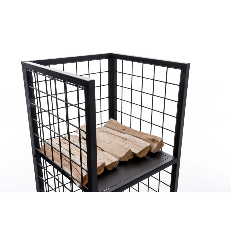 Portalegna da caminetto Forrest nero