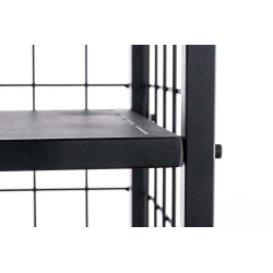 Range-bûches Forrest 40x40x120 noir