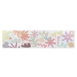 Toile DKD Home Decor Fleurs...