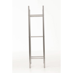 Portalegna KERI in robusto acciaio inossidabile 25x60x150 cm