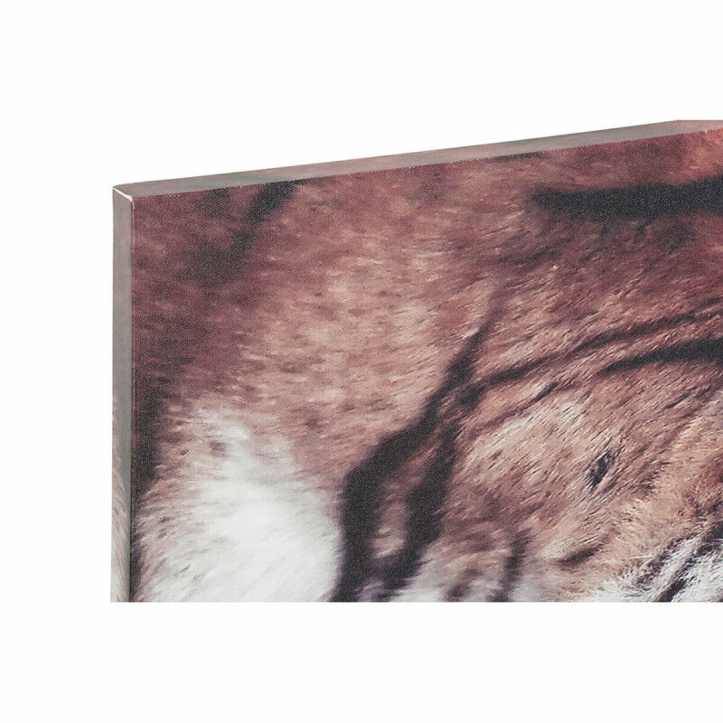 Cadre DKD Home Decor Pin Tigre Toile (2 pcs) (135 x 2.5 x 45 cm)