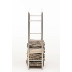 Râtelier à bûches Keri 25x80x100 en acier inoxydable