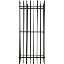 Râtelier à bûches Irving 40x50x100 noir mat