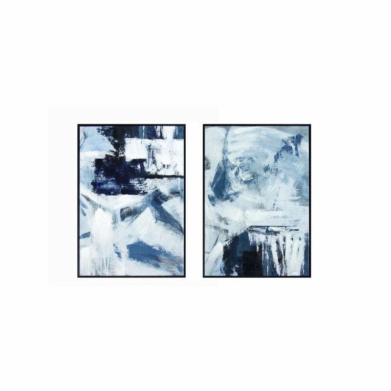 Cadre DKD Home Decor Abstrait (2 Unités) (45 x 2 x 60 cm)