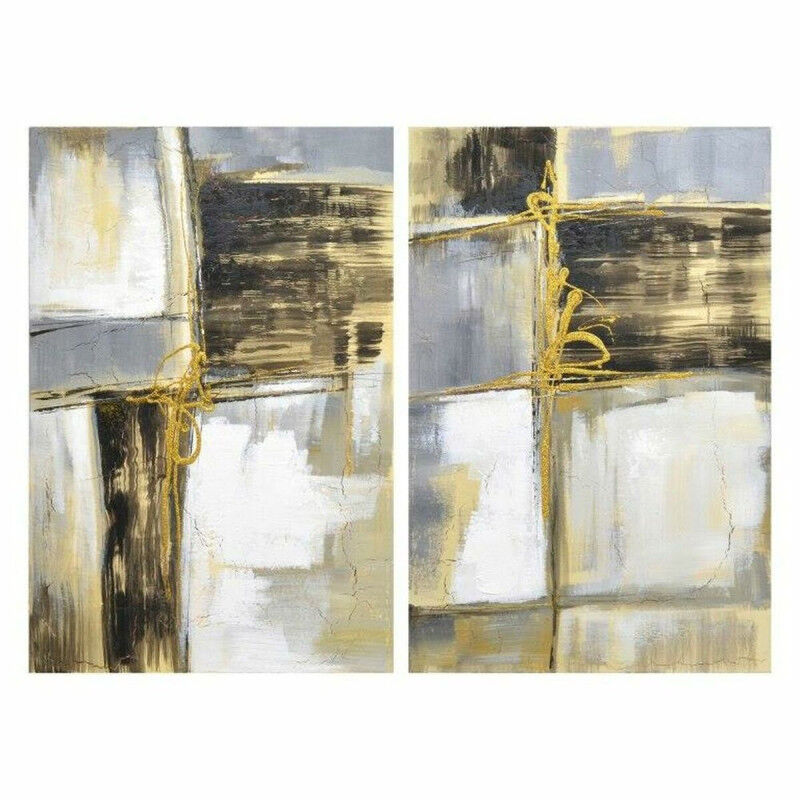 Cadre DKD Home Decor S3018258 Abstrait (60 x 3 x 90 cm) (2 Unités)