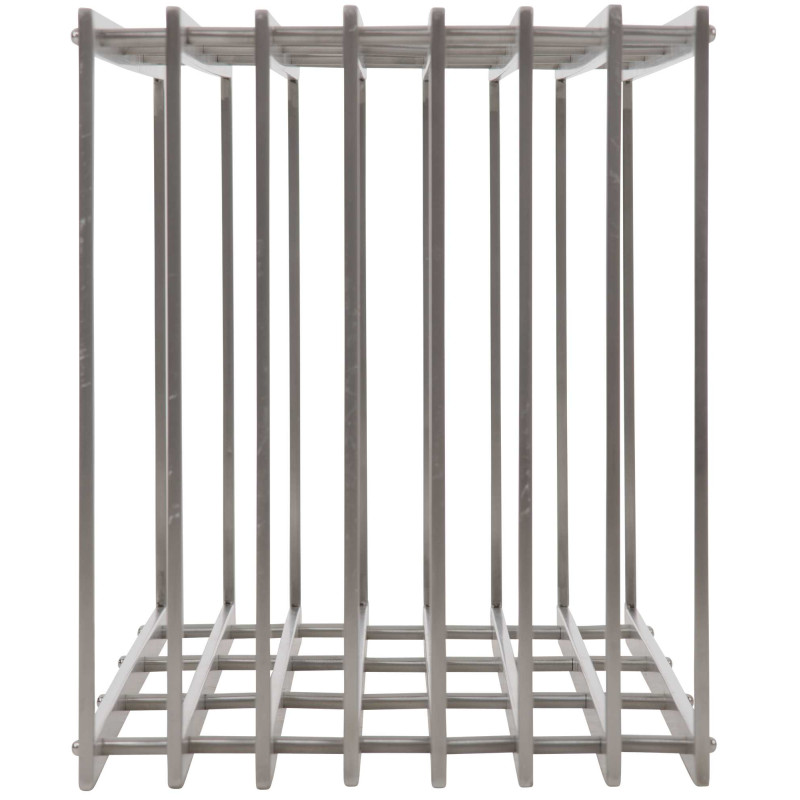 Râtelier à bûches Irving 40x50x100 en acier inoxydable