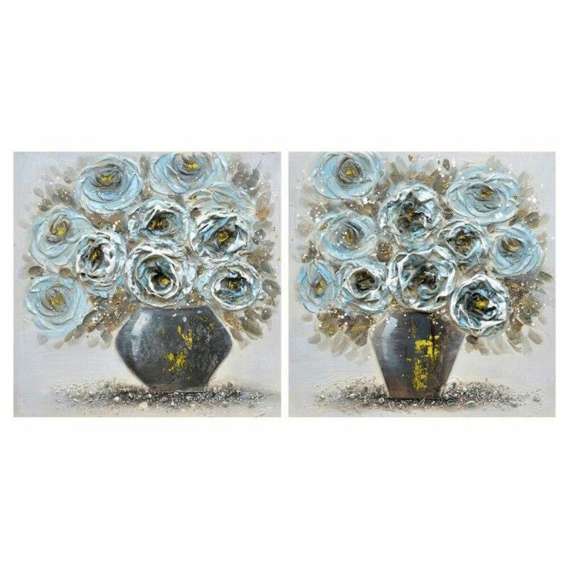 Cadre DKD Home Decor S3018303 Vase (60 x 3 x 60 cm) (2 Unités)