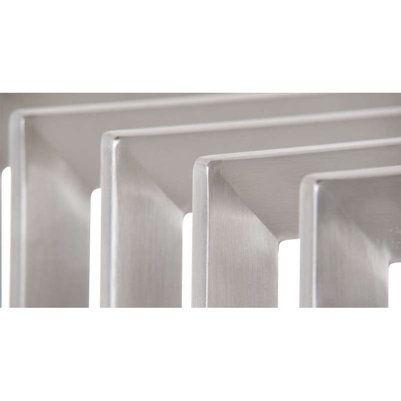 R?telier ? b?ches Irving 40x50x100 en acier inoxydable