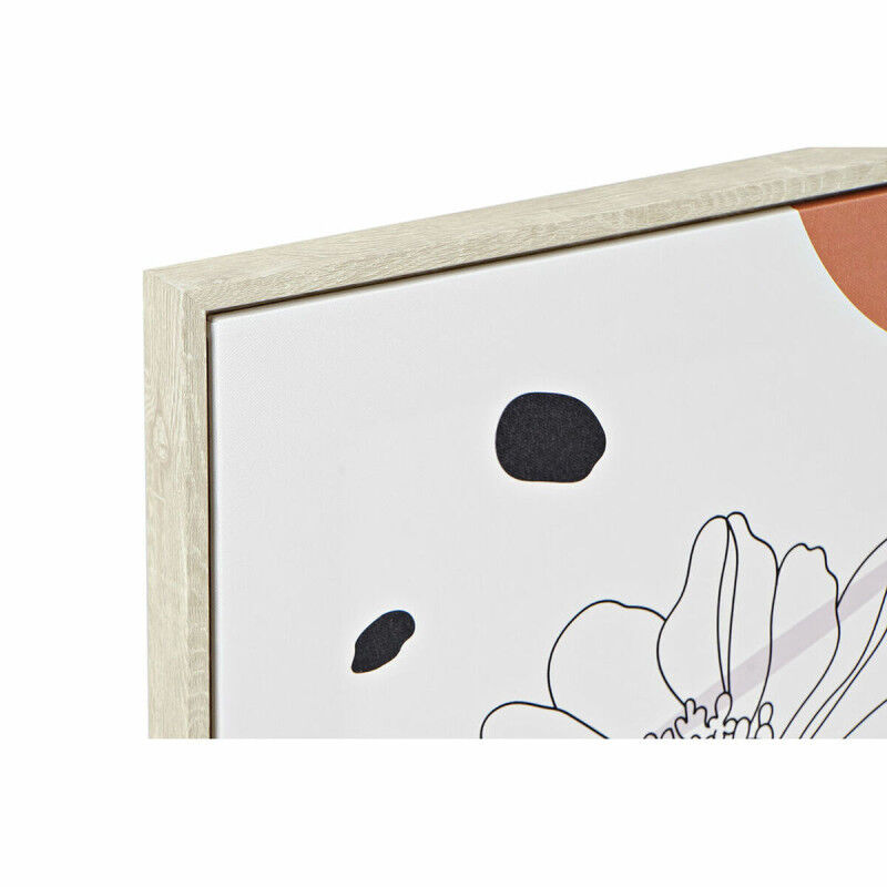 Cadre DKD Home Decor S3018016 Abstrait (40 x 2,5 x 50 cm) (4 Unités)