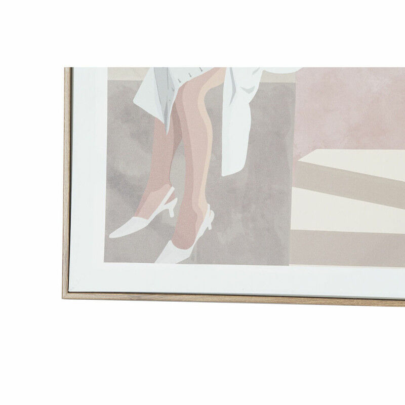 Cadre DKD Home Decor Femme (2 Unités) (50 x 3 x 70 cm)