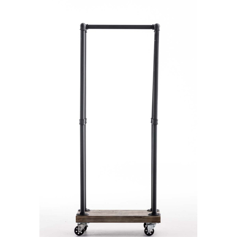 Carrello Portalegna in Metallo per Camino FORKS nero