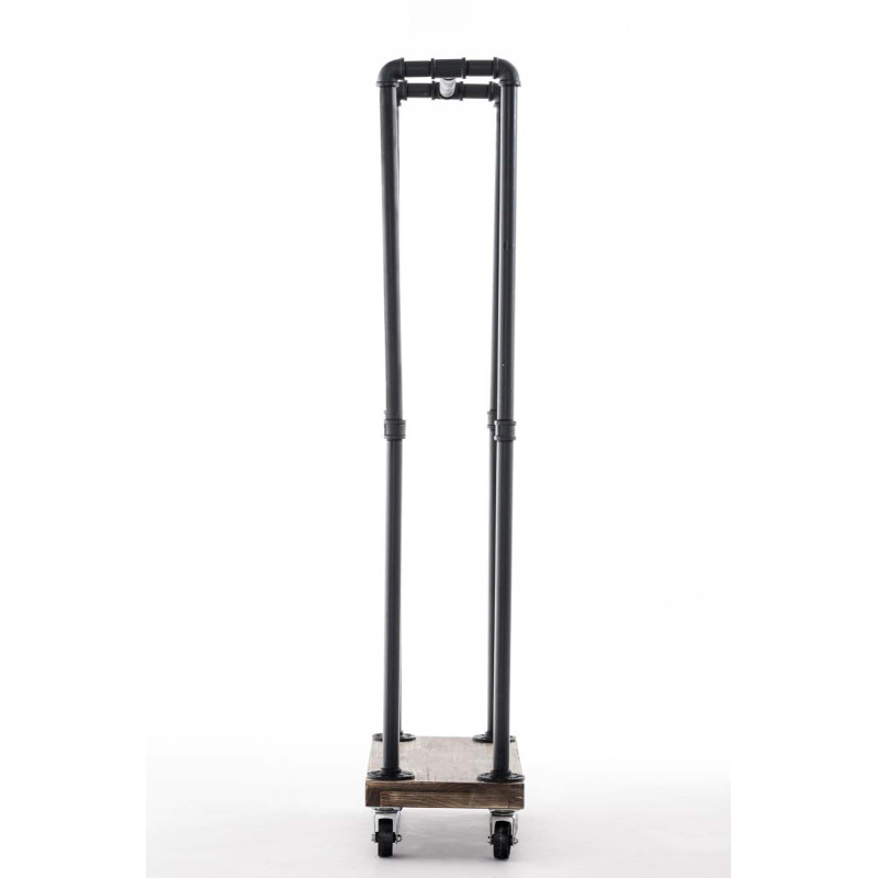 Carrello Portalegna in Metallo per Camino FORKS nero