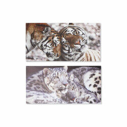 Cadre DKD Home Decor Tigre...