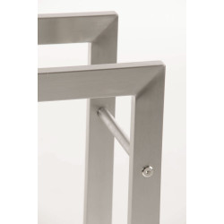 R?telier ? b?ches Keri 25x60x150 en acier inoxydable