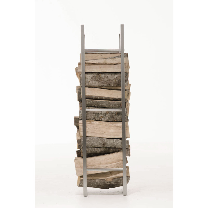 Portalegna KERI in robusto acciaio inossidabile 25x60x100 cm