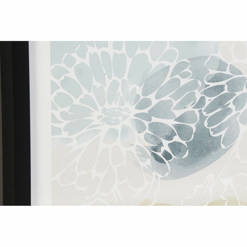 Cadre DKD Home Decor Fleurs (30 x 3 x 40 cm)