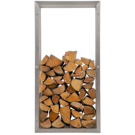 Leñero Irving De Acero Inoxidable 40x50x100 cm