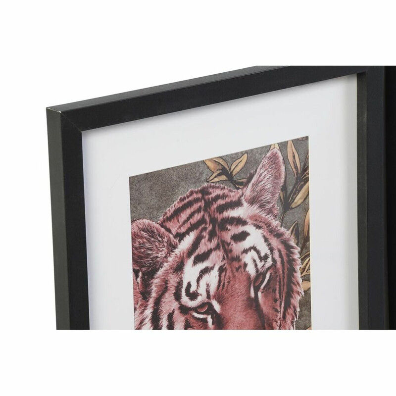 Cadre DKD Home Decor Colonial Jungle (35 x 2,5 x 45 cm) (35 x 2 x 45 cm) (4 Unités)
