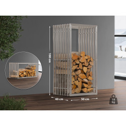 R?telier ? b?ches Irving 40x50x100 en acier inoxydable