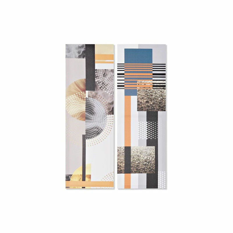 Cadre DKD Home Decor Moderne (90 x 2,3 x 30 cm) (2 Unités) (90 x 2 x 30 cm)