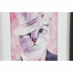 Cadre DKD Home Decor Chats (35 x 2,5 x 45 cm) (35 x 2 x 45 cm) (4 Unités)