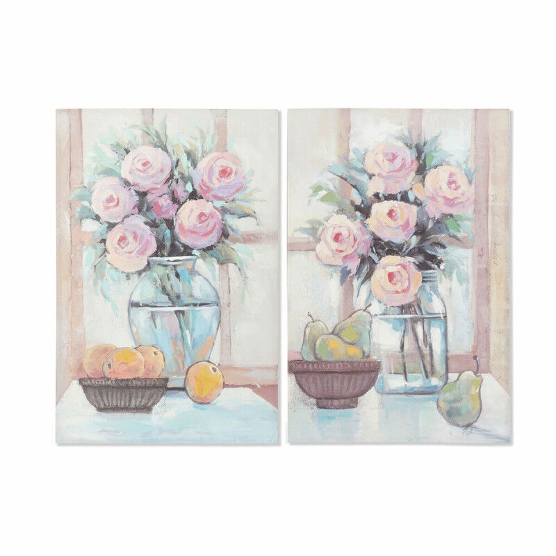 Cadre DKD Home Decor Vase (60 x 2,5 x 90 cm) (2 Unités)