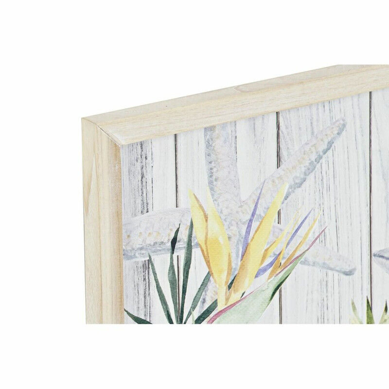 Cadre DKD Home Decor Été méditerranéen (40 x 1,8 x 60 cm) (2 Unités)