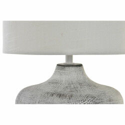 Lampe de bureau DKD Home Decor 40W Gris Blanc 230 V 40 W (2 Unités) (22 x 22 x 31 cm)