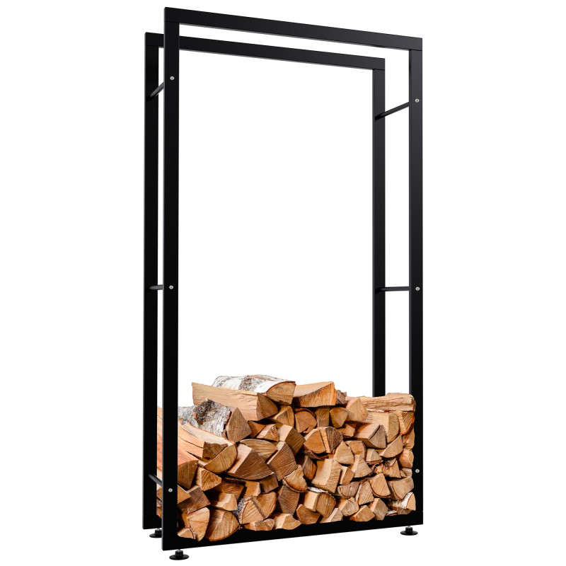 Range-bûches Keri V2 25x80x150 noir