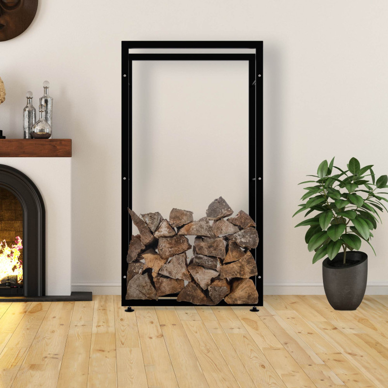 Range-bûches Keri V2 25x80x150 noir